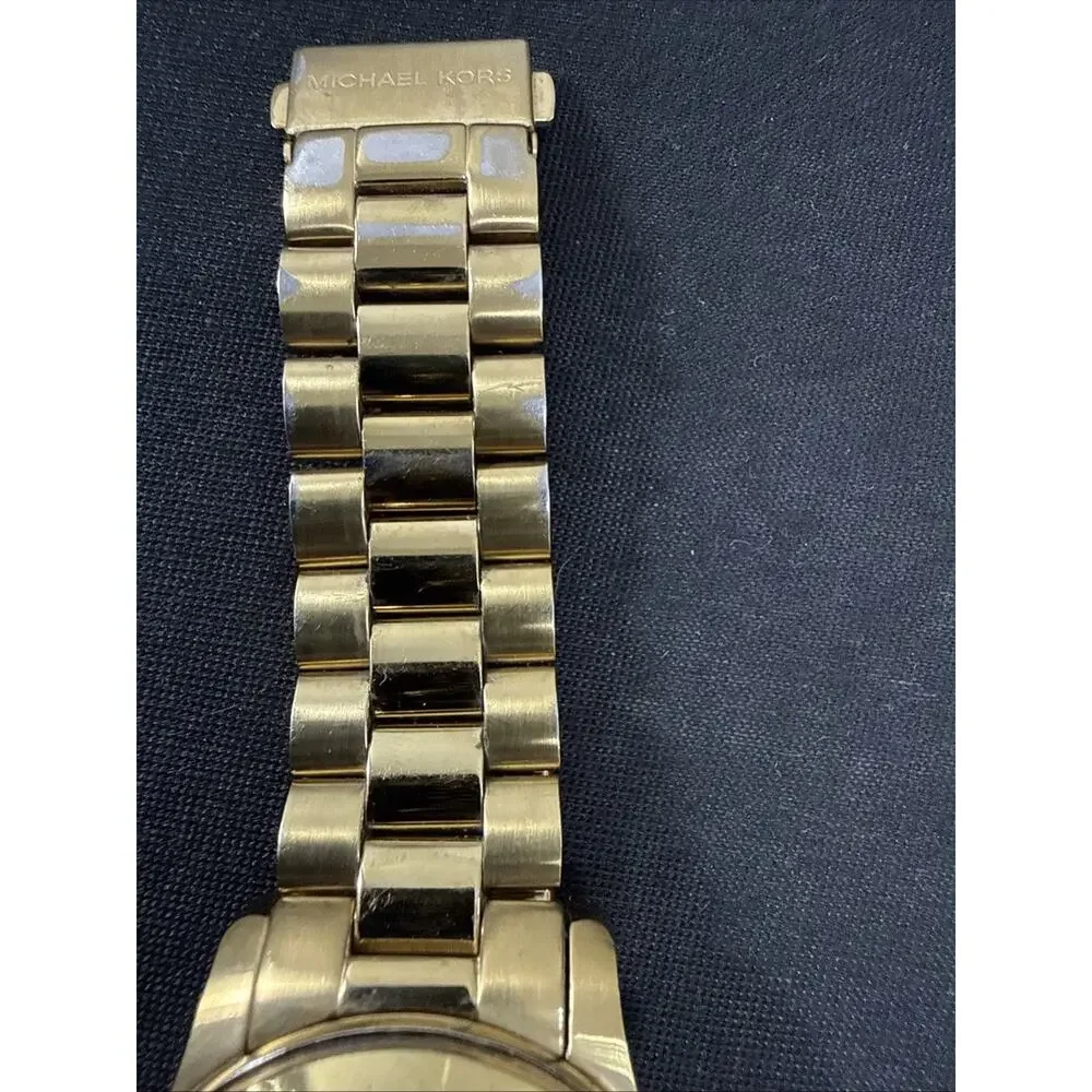 MICHAEL KORS RUNWAY MK-5055 WOMENS NEW BATTERY 5.75-6” BAND 38mm CASE (B30)